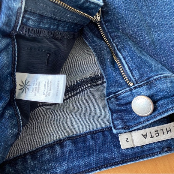 Athleta Skulptek Skinny Jeans Dark Wash Size 2 - Picture 6 of 12